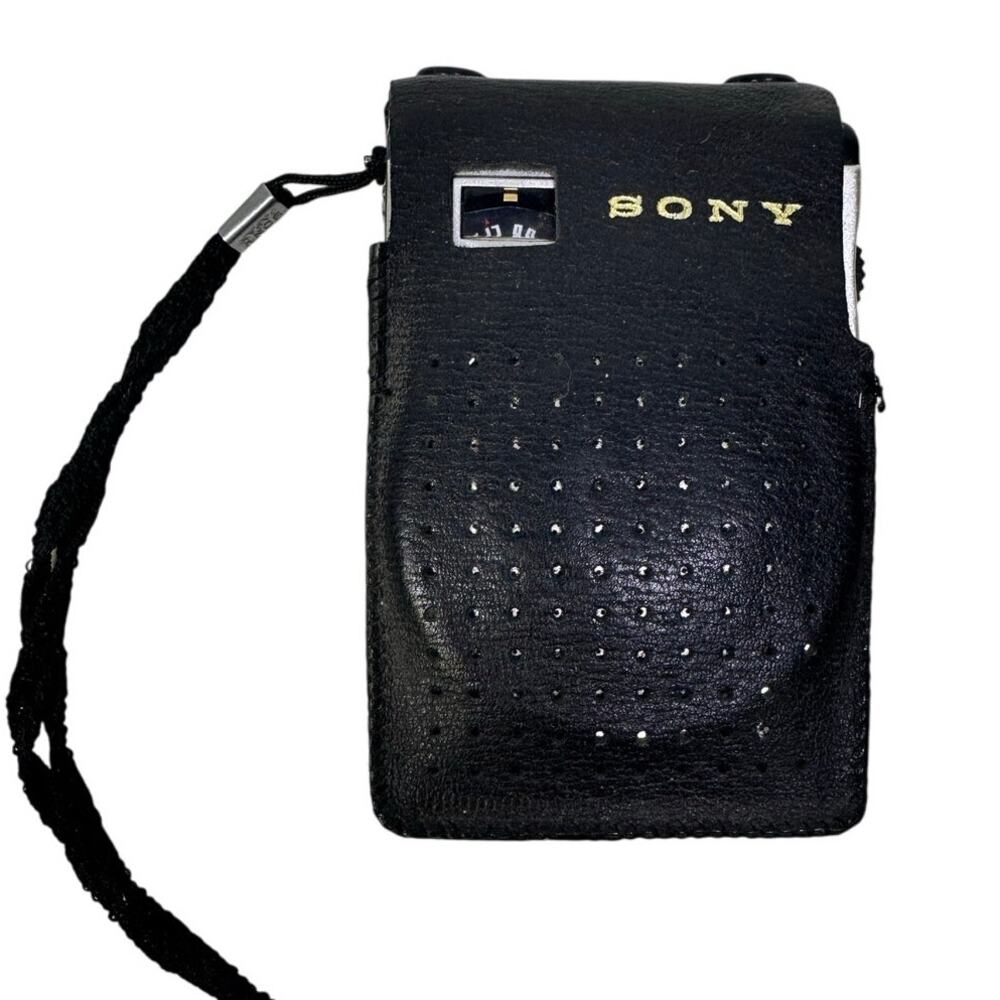 Sony TR-620 1960 Transistor AM Radio Receiver Pocket Size w/Original Cover